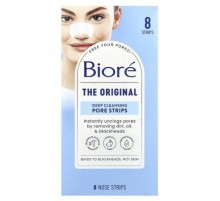 Biore, Deep Cleansing Pore Strips, The Original , 8 Nose Strips