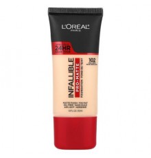 L'Oréal, Infallible, Pro-Matte Foundation, 102 Shell Beige, 1 fl oz (30 ml)