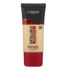 L'Oréal, Infallible, Pro-Matte Foundation, 106 Sun Beige, 1 fl oz (30 ml)