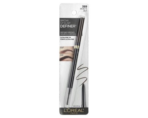 L'Oréal, Brow Stylist Definer, 389 Brunette, 0.003 oz (90 mg) L'Oréal, Brow Stylist Definer, 389 Brunette, 0.003 oz (90 mg)