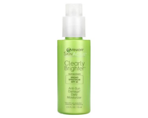 Garnier, SkinActive, Anti-Sun Damage Daily Moisturizer, SPF 30, 2.5 fl oz (75 ml) Garnier, SkinActive, Anti-Sun Damage Daily Moisturizer, SPF 30, 2.5 fl oz (75 ml)
