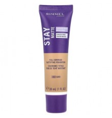 Rimmel London, Stay Matte, Full Coverage Mattifying Foundation, 300 Sand, 1 fl oz (30 ml)