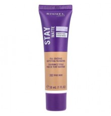 Rimmel London, Stay Matte, Full Coverage Mattifying Foundation, 303 True Nude, 1 fl oz (30 ml)