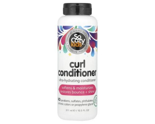 SoCozy, Kids, Curl Conditioner, Ultra-Hydrating Conditioner, 10.5 fl oz (311 ml) SoCozy, Kids, Curl Conditioner, Ultra-Hydrating Conditioner, 10.5 fl oz (311 ml)
