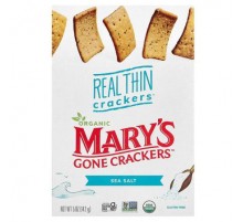 Mary's Gone Crackers, Organic Real Thin Crackers, Sea Salt, 5 oz (142 g)