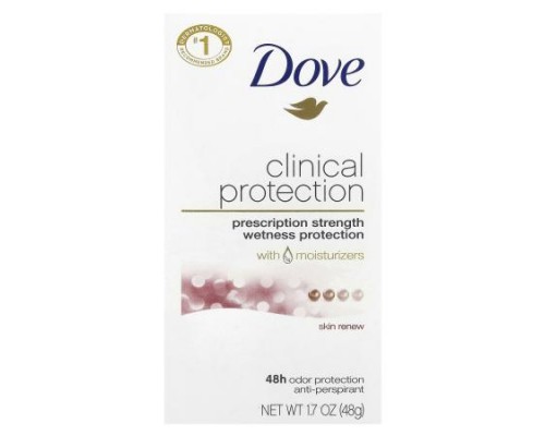 Dove, Clinical Protection, Anti-Perspirant Deodorant, Skin Renew, 1.7 oz (48 g)