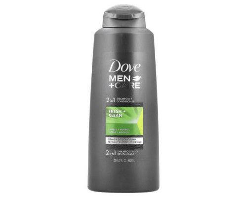 Dove, Men+Care, 2 in 1 Shampoo + Conditioner, Fresh & Clean, 20.4 fl oz (603 ml) (Discontinued Item) Dove, Men+Care, 2 in 1 Shampoo + Conditioner, Fresh & Clean, 20.4 fl oz (603 ml) (Discontinued Item)
