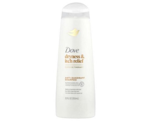 Dove, Anti-Dandruff Shampoo, Dryness & Itch Relief, 12 fl oz (355 ml) Dove, Anti-Dandruff Shampoo, Dryness & Itch Relief, 12 fl oz (355 ml)