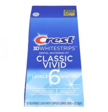 Crest, 3D Whitestrips™, Dental Whitening Kit, Classic Vivid, 20 Strips