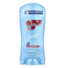 Secret, 48 HR Clear Gel Antiperspirant/Deodorant, Delicate Rose , 2.6 oz (73 g)