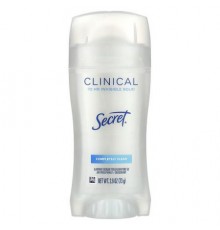 Secret, Clinical 72 HR Invisible Solid Deodorant, Completely Clean,  2.6 oz (73 g)