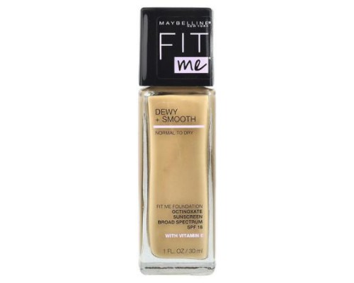 Maybelline, Fit Me®, Dewy + Smooth Foundation, 220 Natural Beige, 1 fl oz (30 ml)