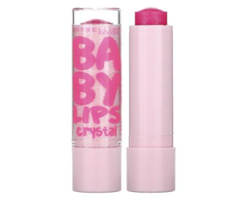 Maybelline, Baby Lips Crystal, Moisturizing Lip Balm, 140 Pink Quartz, 0.15 oz (4.4 g)