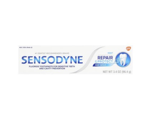 Sensodyne, Fluoride Toothpaste For Sensitive Teeth,  Mint, 3.4 oz (96.4 g)