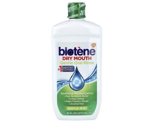 Biotene Dental Products, Dry Mouth Gentle Oral Rinse, Alcohol-Free, Gentle Mint, 16 fl oz (473 ml) Biotene Dental Products, Dry Mouth Gentle Oral Rinse, Alcohol-Free, Gentle Mint, 16 fl oz (473 ml)