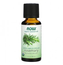 NOW Foods, Organic Essential Oils, Rosemary, 1 fl oz (30 ml)