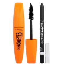 Rimmel London, Scandal Eyes, Mascara with Waterproof Gel Pencil, 003 Extreme Black, 2 Piece Set