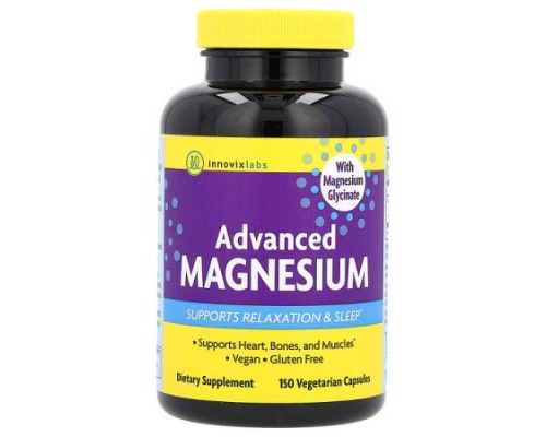 InnovixLabs, Advanced Magnesium, 150 Vegetarian Capsules (105 mg per Capsule) InnovixLabs, Advanced Magnesium, 150 Vegetarian Capsules (105 mg per Capsule)