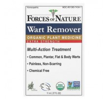 Forces of Nature, Wart Remover, Organic Plant Medicine, Extra Strength, 0.37 fl oz (11 ml)