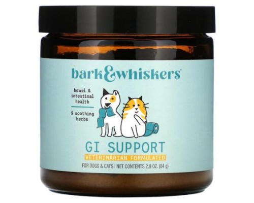 Dr. Mercola, Bark & Whiskers™, GI Support, For Cats & Dogs, 2.9 oz (84 g)