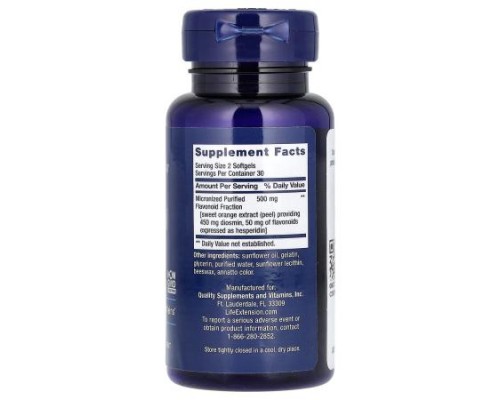 Life Extension, Youthful Legs, 60 Softgels (250 mg per Softgel)