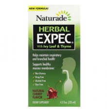 Naturade, Herbal EXPEC with Ivy Leaf & Thyme, Natural Cherry, 4.2 fl oz (125 ml)