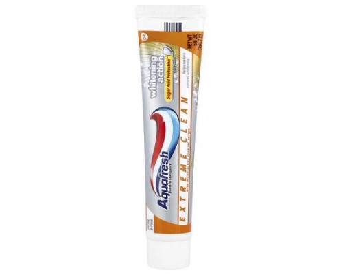 Aquafresh, Extreme Clean Fluoride Toothpaste, Whitening Action, Mint Blast, 5.6 oz (158.7 g) Aquafresh, Extreme Clean Fluoride Toothpaste, Whitening Action, Mint Blast, 5.6 oz (158.7 g)