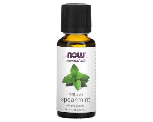 NOW Foods, Essential Oils, Spearmint, 1 fl oz (30 ml)