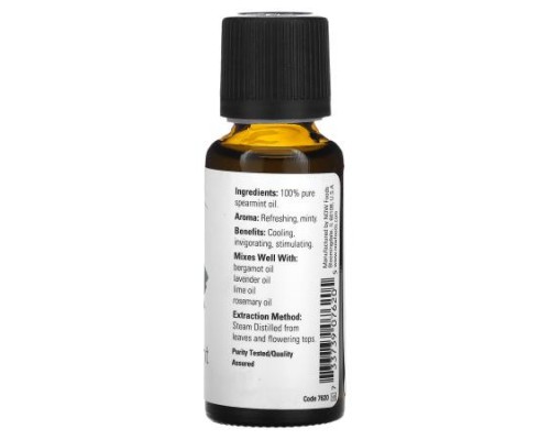 NOW Foods, Essential Oils, Spearmint, 1 fl oz (30 ml)