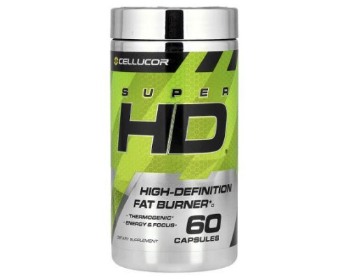 C4 / Cellucor, Super HD®, High-Definition Fat Burner, 60 Capsules