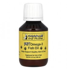 Charlie and Frank, Pet Omega-3 Fish Oil, For Cats & Dogs, 3.3 fl oz (100 ml)