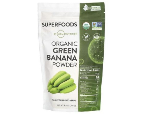 MRM Nutrition, Organic Green Banana Powder, 8.5 oz (240 g)