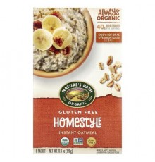 Nature's Path, Organic Instant Oatmeal, Homestyle,  8 Packets, 11.3 oz (320 g)