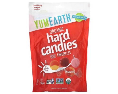 YumEarth, Organic Hard Candies, Favorites, 13 oz (368.5 g)
