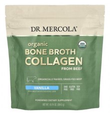Dr. Mercola, Organic Bone Broth Collagen from Beef, Vanilla, 10.74 oz (304.5 g)