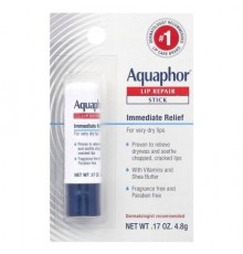 Aquaphor, Lip Repair Stick, Immediate Relief, Fragrance Free, 0.17 oz (4.8 g)