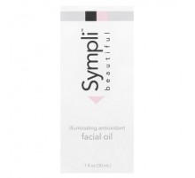 Sympli Beautiful, Illuminating Antioxidant Facial Oil with Argan, Marula, Rosehip & Orange Oil, 1 fl oz (30 ml)