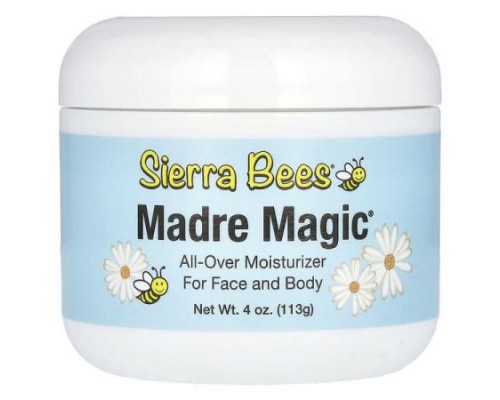 Sierra Bees, Madre Magic, Royal Jelly & Propolis Multipurpose Balm, 4 fl oz (118 ml) Sierra Bees, Madre Magic, Royal Jelly & Propolis Multipurpose Balm, 4 fl oz (118 ml)