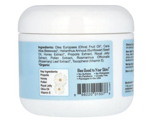 Sierra Bees, Madre Magic, Royal Jelly & Propolis Multipurpose Balm, 4 fl oz (118 ml) Sierra Bees, Madre Magic, Royal Jelly & Propolis Multipurpose Balm, 4 fl oz (118 ml)