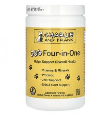 Charlie and Frank, Dog Four-in-One, 120 Soft Chews, 16.9 oz (480 g)