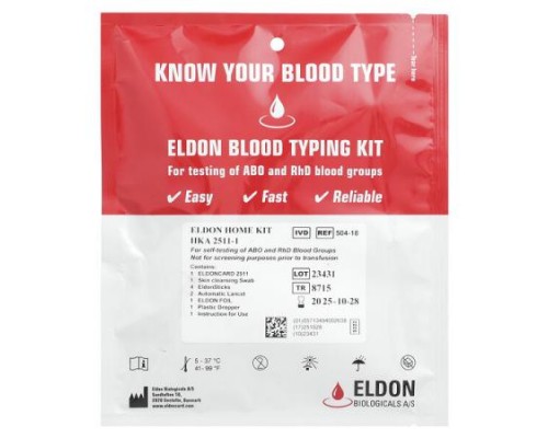 D'adamo, Eldon Blood Typing Kit, 1 Kit