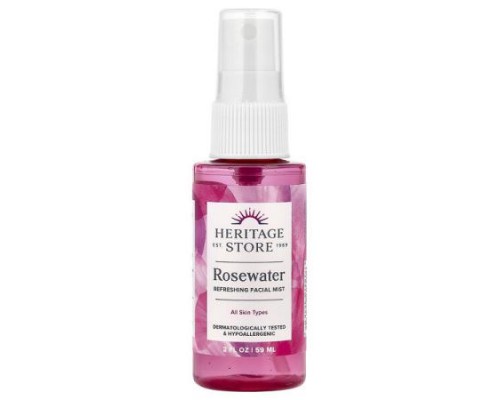 Heritage Store, Rosewater, Refreshing Facial Mist, 2 fl oz (59 ml)