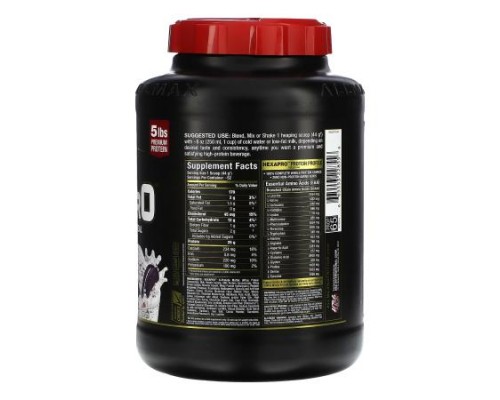 ALLMAX, Hexapro™, High-Protein Lean Meal, Cookies & Cream, 5 lbs (2.27 kg) ALLMAX, Hexapro™, High-Protein Lean Meal, Cookies & Cream, 5 lbs (2.27 kg)