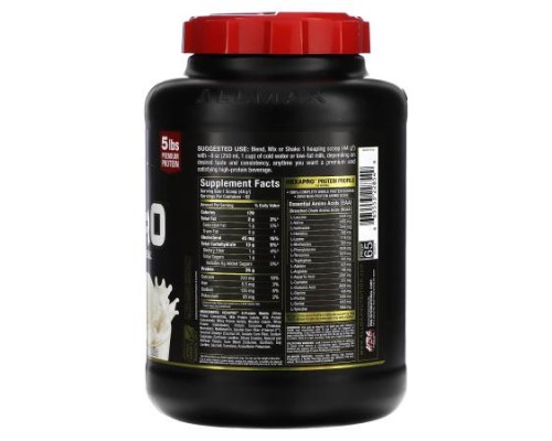 ALLMAX, Hexapro™, High-Protein Lean Meal, French Vanilla, 5 lbs (2.27 kg) ALLMAX, Hexapro™, High-Protein Lean Meal, French Vanilla, 5 lbs (2.27 kg)