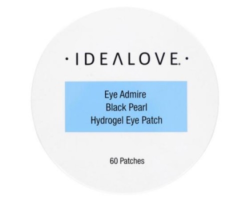 Idealove, Eye Admire Black Pearl Hydrogel Eye Patch, 60 Patches Idealove, Eye Admire Black Pearl Hydrogel Eye Patch, 60 Patches