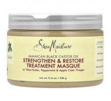 SheaMoisture, Jamaican Black Castor Oil, Strengthen & Restore Treatment Masque, 11.5 oz (326 g)