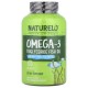 NATURELO, Omega-3 Triglyceride Fish Oil, 1,100 mg, 120 Softgels