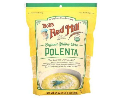 Bob's Red Mill, Organic Yellow Corn Polenta, 24 oz (680 g) Bob's Red Mill, Organic Yellow Corn Polenta, 24 oz (680 g)
