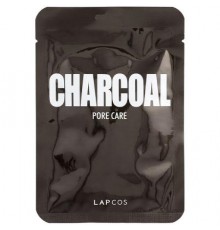 Lapcos, Charcoal Beauty Sheet Mask, Pore Care, 1 Sheet, 0.84 fl oz (25 ml)