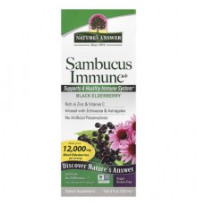 Nature's Answer, Sambucus Immune, Black Elderberry, 4 fl oz (120 ml)